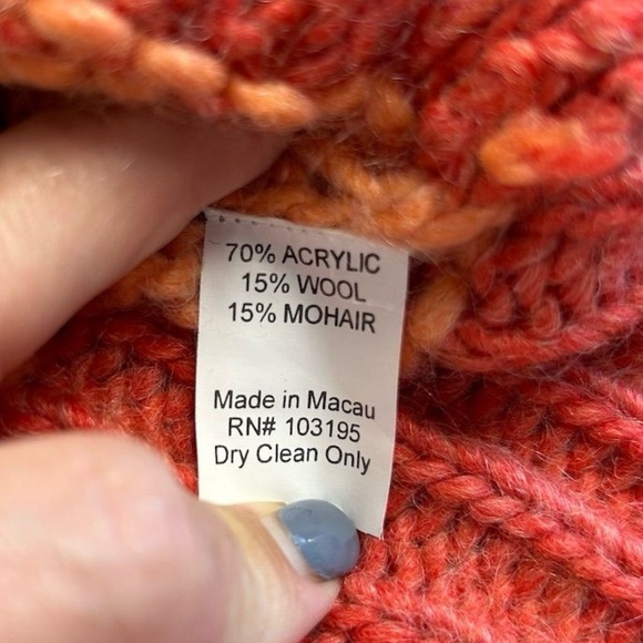 Anthropologie Laurie B. Stripe Women's Mohair Wool Blend Striped Sweater Size M - Picture 5 of 10